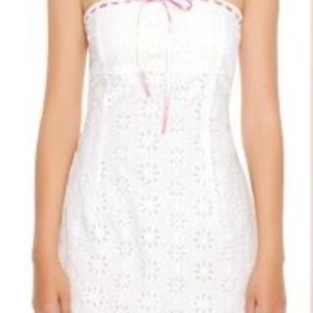 Forever 21 White Strapless Dress